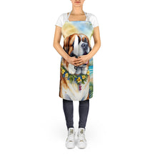 Load image into Gallery viewer, Saint Bernard Luau Apron – Artist-Designed Kitchen, BBQ &amp; Craft Apron