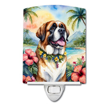 Load image into Gallery viewer, Saint Bernard Luau Ceramic Night Light
