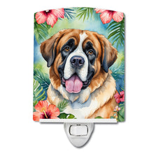 Load image into Gallery viewer, Saint Bernard Luau Ceramic Night Light