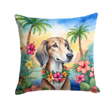 Load image into Gallery viewer, Saluki Luau Throw Pillow