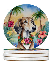 Load image into Gallery viewer, Saluki Luau Large Sandstone Coasters Pack of 4