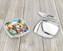 Load image into Gallery viewer, Saluki Luau Compact Mirror – Stylish Purse Mirror with Artistic Covers