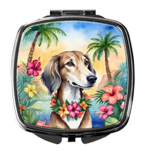 Load image into Gallery viewer, Saluki Luau Compact Mirror – Stylish Purse Mirror with Artistic Covers