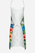 Load image into Gallery viewer, Samoyed Luau Apron – Artist-Designed Kitchen, BBQ &amp; Craft Apron