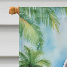 Load image into Gallery viewer, Samoyed Luau House Flag