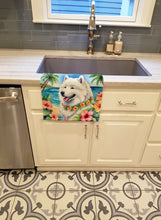 Load image into Gallery viewer, Samoyed Luau Kitchen Towel
