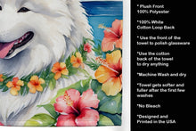 Load image into Gallery viewer, Samoyed Luau Kitchen Towel