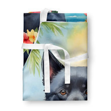 Load image into Gallery viewer, Schipperke Luau Apron – Artist-Designed Kitchen, BBQ &amp; Craft Apron