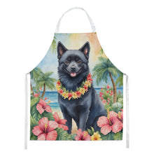 Load image into Gallery viewer, Schipperke Luau Apron – Artist-Designed Kitchen, BBQ &amp; Craft Apron