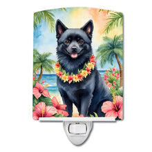 Load image into Gallery viewer, Schipperke Luau Ceramic Night Light