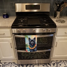 Load image into Gallery viewer, Schipperke Luau Kitchen Towel