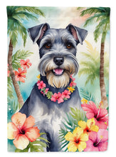 Load image into Gallery viewer, Schnauzer Luau House Flag