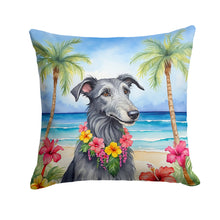 Load image into Gallery viewer, Scottish Deerhound Luau Throw Pillow