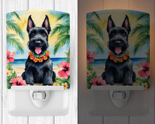 Load image into Gallery viewer, Scottish Terrier Luau Ceramic Night Light