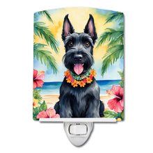 Load image into Gallery viewer, Scottish Terrier Luau Ceramic Night Light