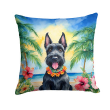 Load image into Gallery viewer, Scottish Terrier Luau Throw Pillow