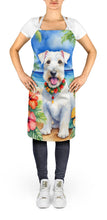 Load image into Gallery viewer, Sealyham Terrier Luau Apron – Artist-Designed Kitchen, BBQ &amp; Craft Apron