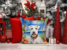 Load image into Gallery viewer, Sealyham Terrier Luau Throw Pillow - 14x14 Decorative Pillow – Art for Your Home &amp; Patio