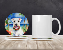 Load image into Gallery viewer, Sealyham Terrier Luau Large Sandstone Coasters Pack of 4