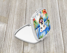 Load image into Gallery viewer, Sealyham Terrier Luau Compact Mirror – Stylish Purse Mirror with Artistic Covers
