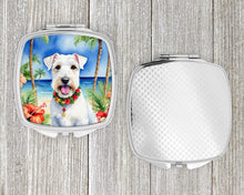 Load image into Gallery viewer, Sealyham Terrier Luau Compact Mirror – Stylish Purse Mirror with Artistic Covers