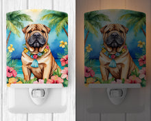 Load image into Gallery viewer, Shar Pei Luau Ceramic Night Light