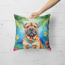 Load image into Gallery viewer, Shar Pei Luau Throw Pillow
