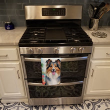 Load image into Gallery viewer, Sheltie Luau Kitchen Towel