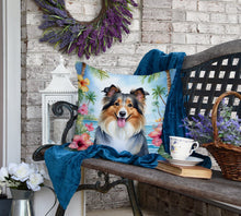 Load image into Gallery viewer, Sheltie Luau Throw Pillow