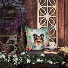 Load image into Gallery viewer, Sheltie Luau Throw Pillow