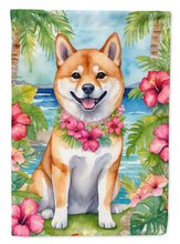 Load image into Gallery viewer, Shiba Inu Luau House Flag