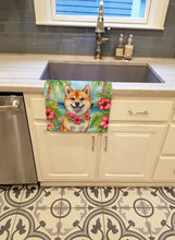 Load image into Gallery viewer, Shiba Inu Luau Kitchen Towel