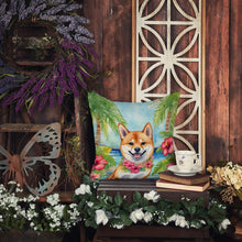 Load image into Gallery viewer, Shiba Inu Luau Throw Pillow