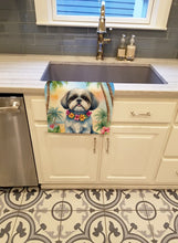 Load image into Gallery viewer, Shih Tzu Luau Kitchen Towel