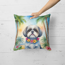 Load image into Gallery viewer, Shih Tzu Luau Throw Pillow