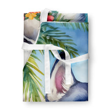 Load image into Gallery viewer, Siberian Husky Luau Apron – Artist-Designed Kitchen, BBQ &amp; Craft Apron