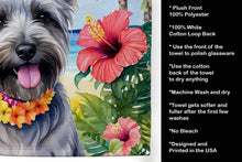 Load image into Gallery viewer, Skye Terrier Luau Kitchen Towel