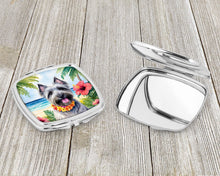 Load image into Gallery viewer, Skye Terrier Luau Compact Mirror – Stylish Purse Mirror with Artistic Covers