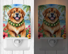 Load image into Gallery viewer, Tibetan Mastiff Luau Ceramic Night Light