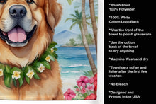 Load image into Gallery viewer, Tibetan Mastiff Luau Kitchen Towel