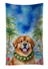 Load image into Gallery viewer, Tibetan Mastiff Luau Kitchen Towel