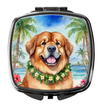 Load image into Gallery viewer, Tibetan Mastiff Luau Compact Mirror – Stylish Purse Mirror with Artistic Covers