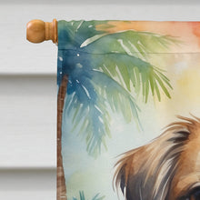 Load image into Gallery viewer, Tibetan Spaniel Luau House Flag