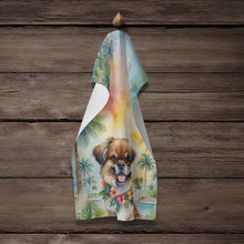 Load image into Gallery viewer, Tibetan Spaniel Luau Kitchen Towel