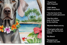 Load image into Gallery viewer, Weimaraner Luau Kitchen Towel