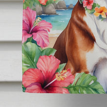 Load image into Gallery viewer, Welsh Springer Spaniel Luau House Flag