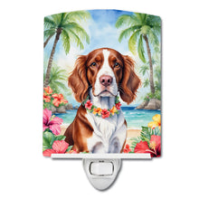 Load image into Gallery viewer, Welsh Springer Spaniel Luau Ceramic Night Light