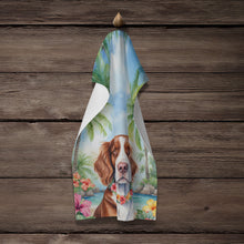 Load image into Gallery viewer, Welsh Springer Spaniel Luau Kitchen Towel