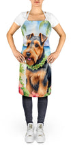 Load image into Gallery viewer, Welsh Terrier Luau Apron – Artist-Designed Kitchen, BBQ &amp; Craft Apron