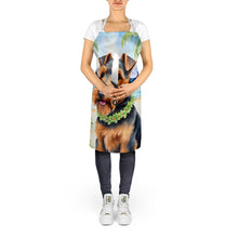 Load image into Gallery viewer, Welsh Terrier Luau Apron – Artist-Designed Kitchen, BBQ &amp; Craft Apron